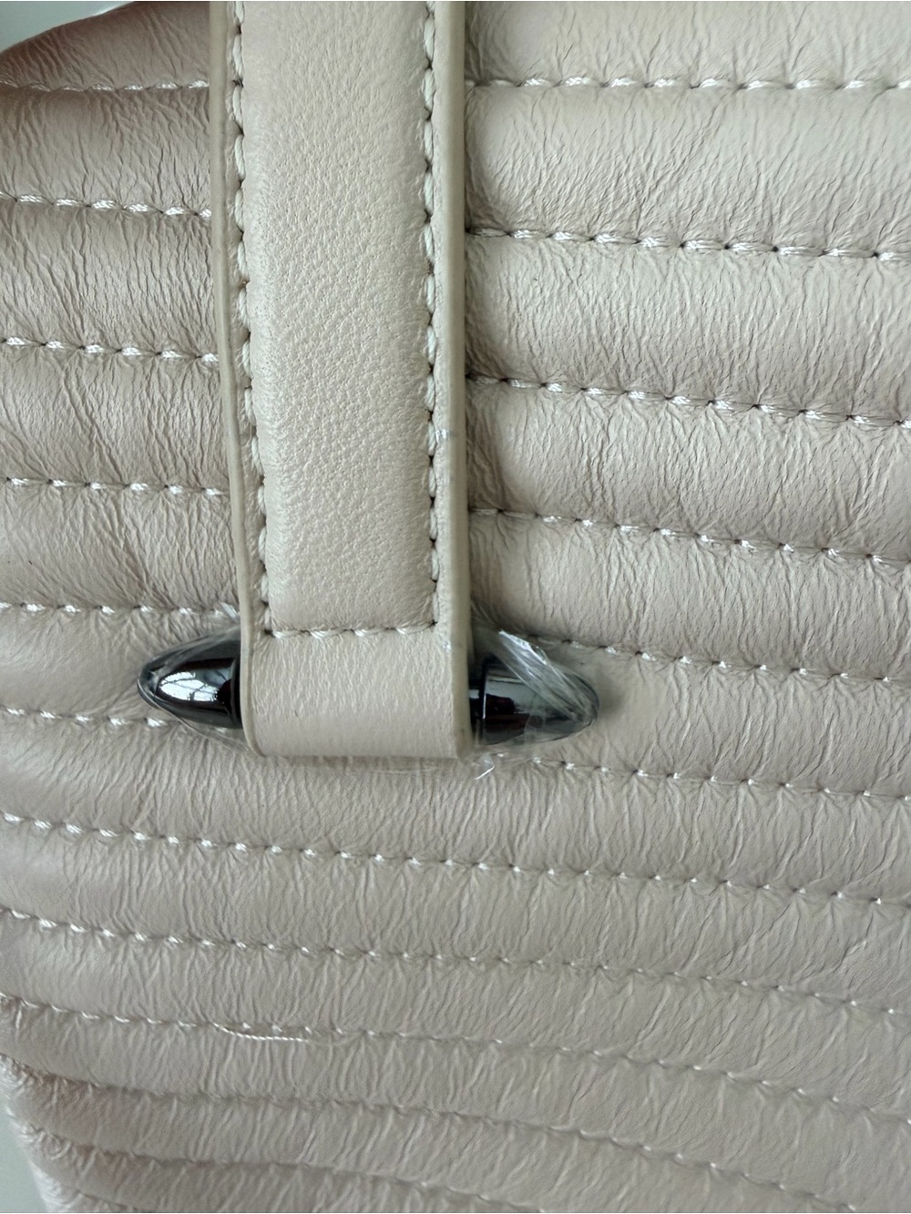 CELINE DION Vibrato Satchel Top Handle Cross Body Leather Purse NEW Retail $400 - Picture 2 of 14